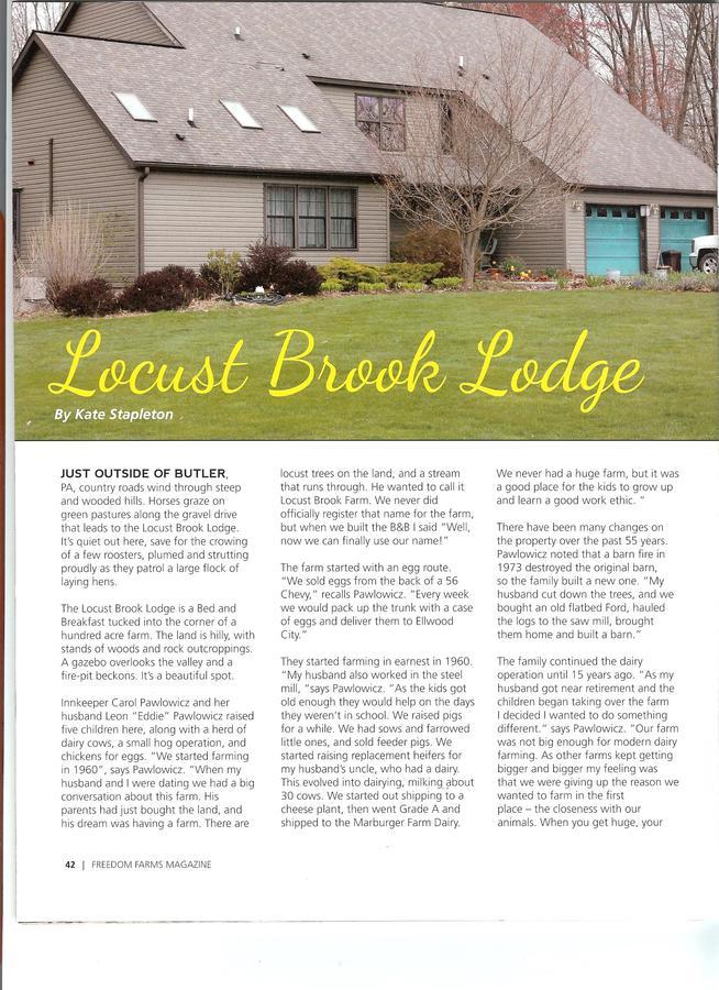 Locust Brook Lodge Butler Eksteriør bilde